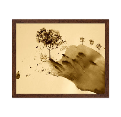 Sepia Hill Trees