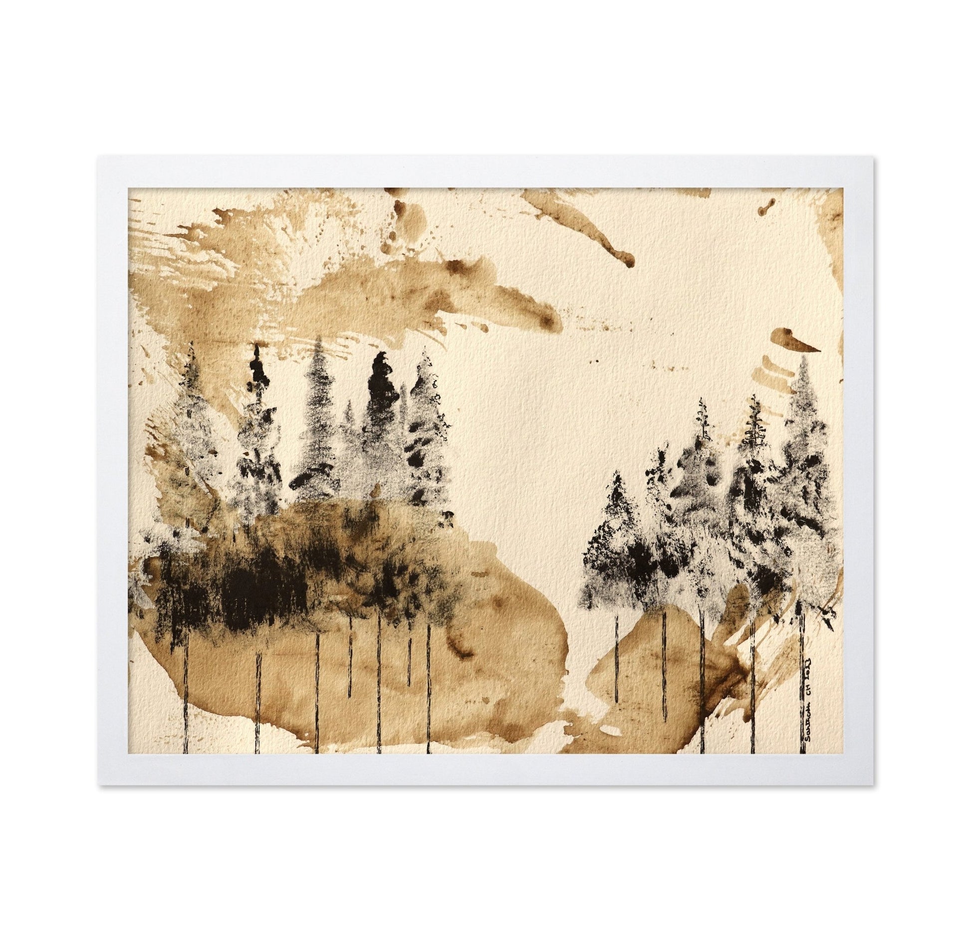 Sepia Forest Wash