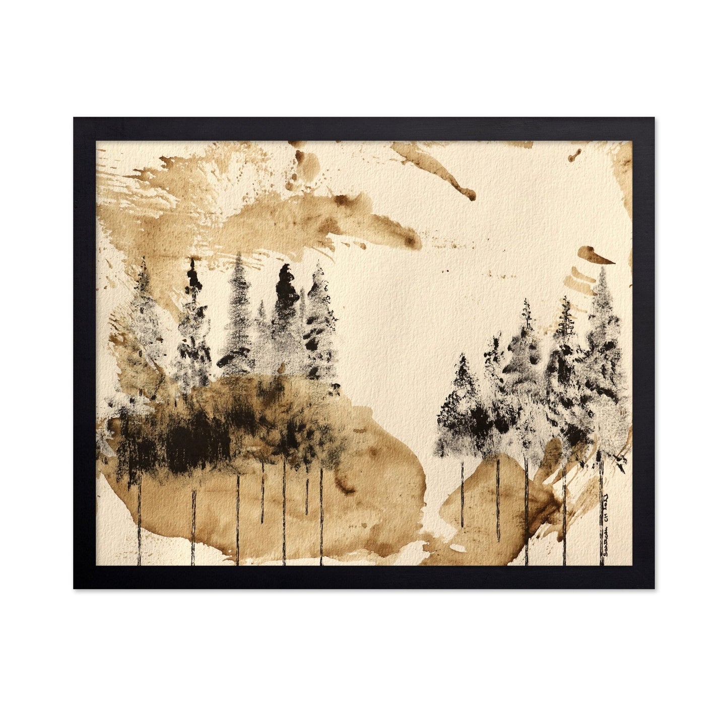 Sepia Forest Wash