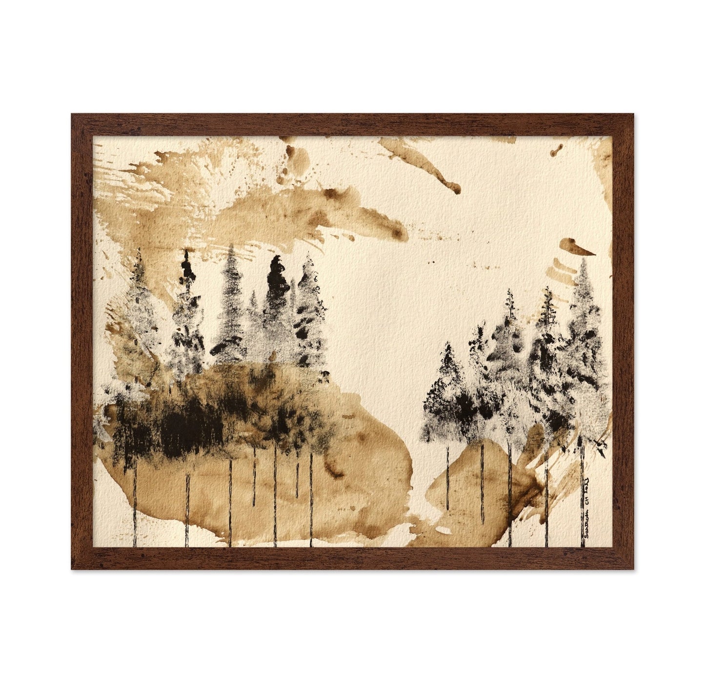 Sepia Forest Wash