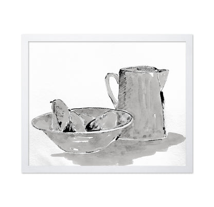 Monochrome Citrus Still Life