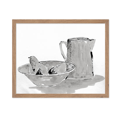 Monochrome Citrus Still Life
