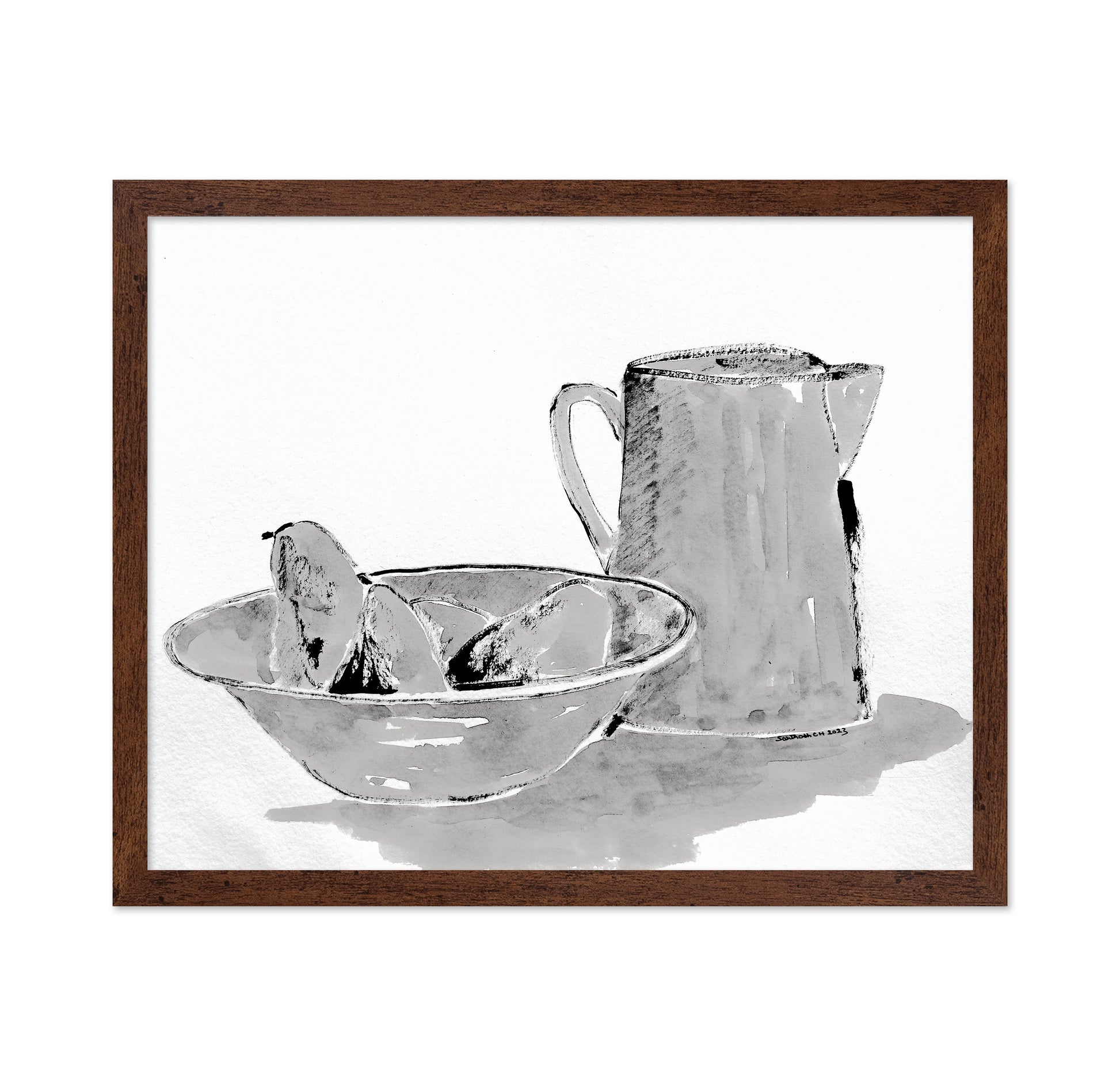 Monochrome Citrus Still Life