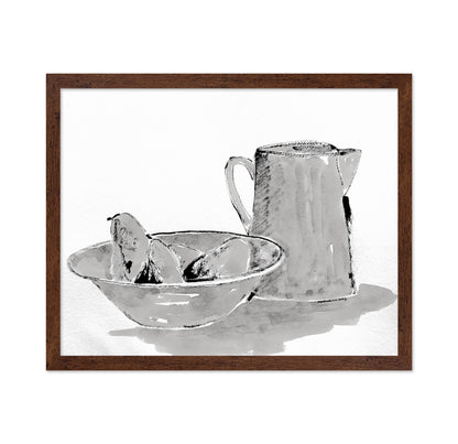 Monochrome Citrus Still Life