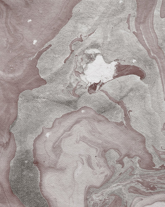 Soft Taupe Marble Flow