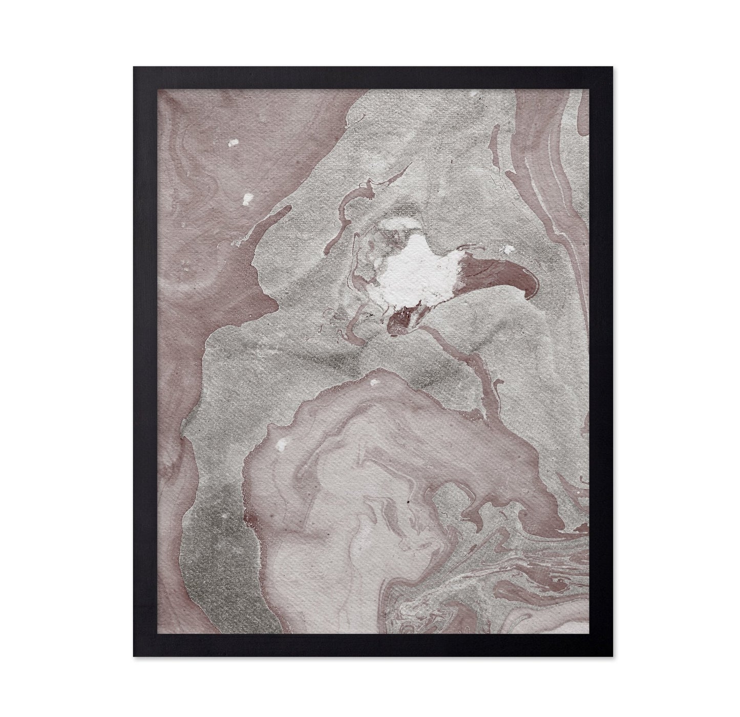 Soft Taupe Marble Flow