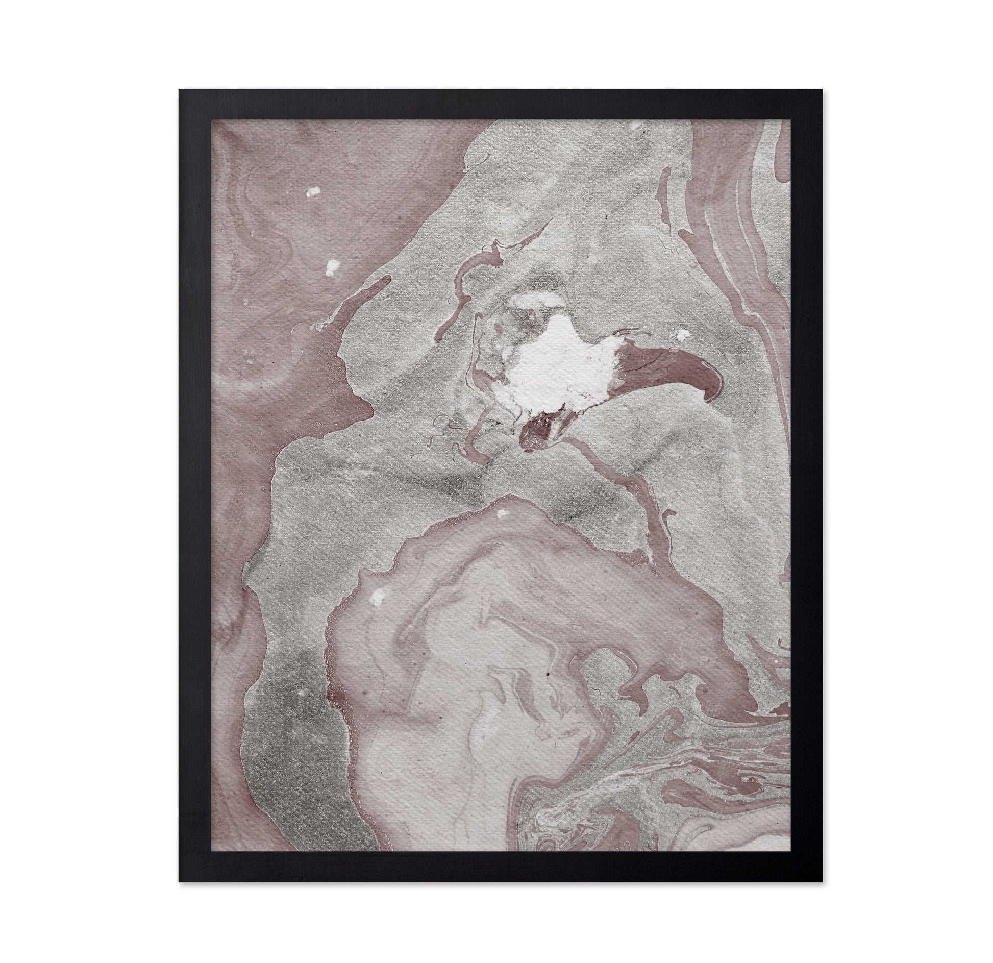 Soft Taupe Marble Flow