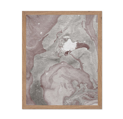 Soft Taupe Marble Flow