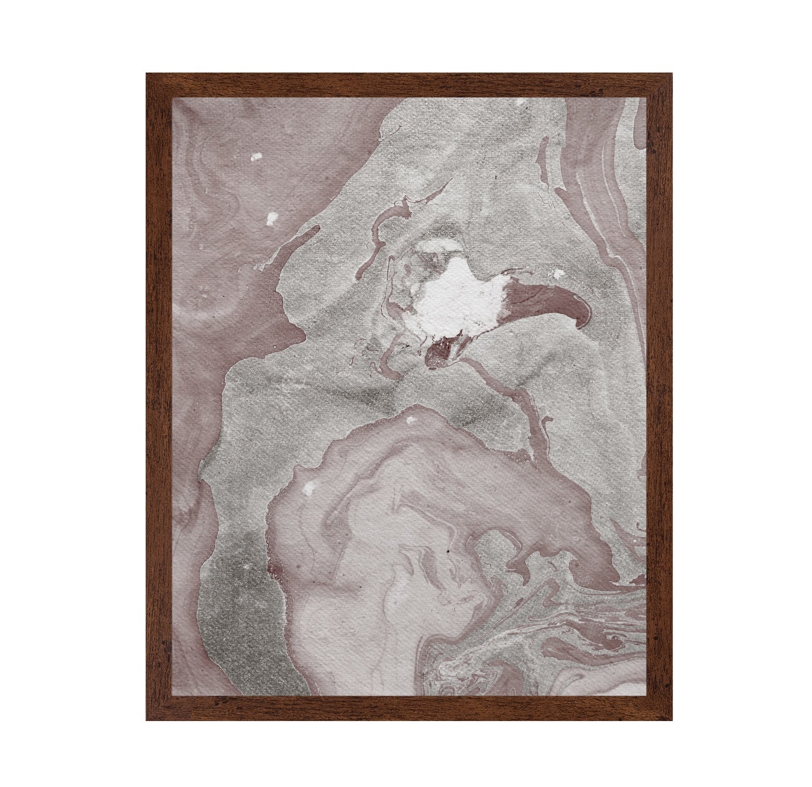 Soft Taupe Marble Flow