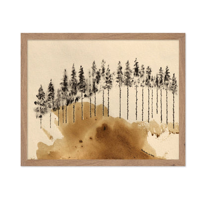 Minimal Forest Silhouette