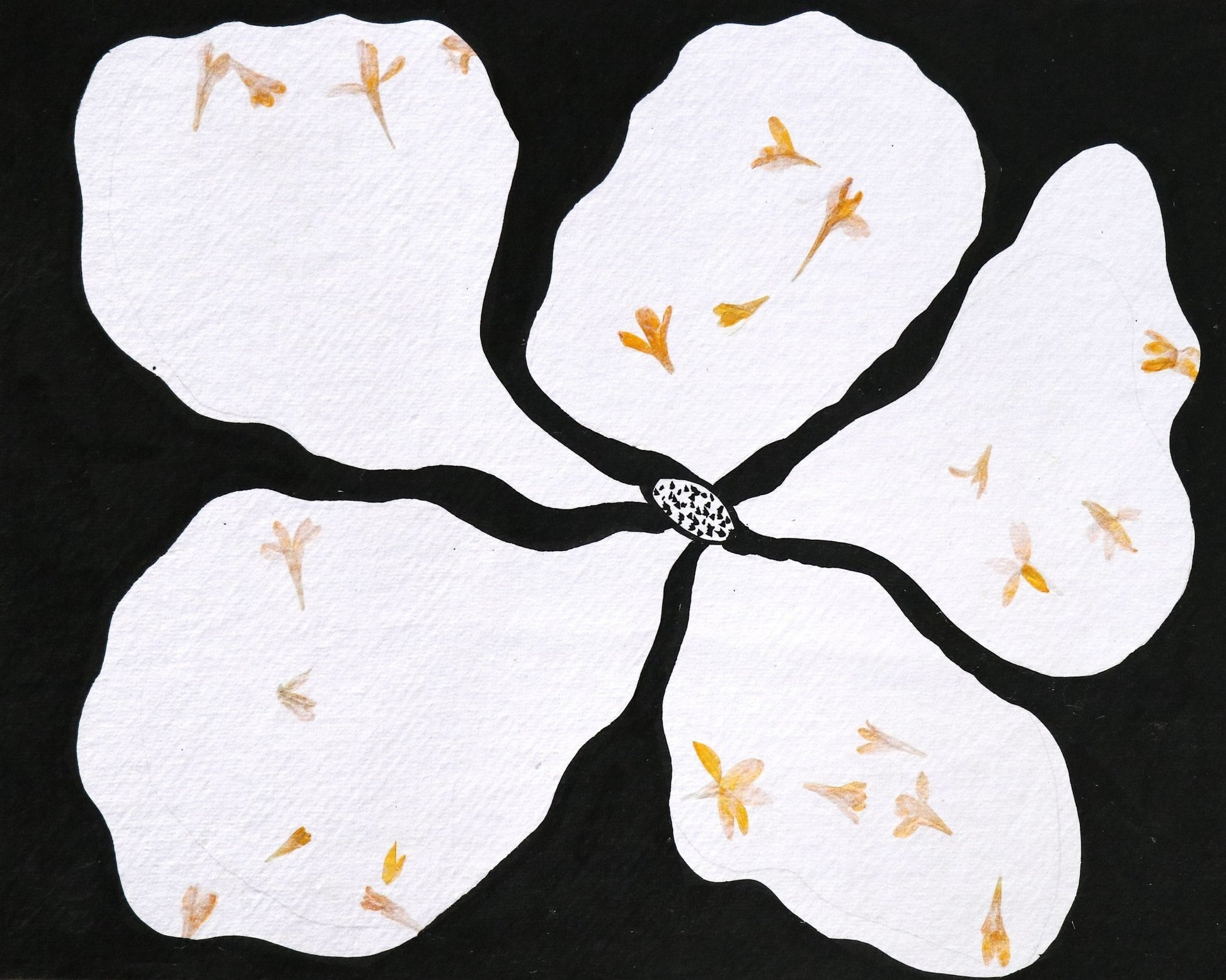 Minimal White Blossom