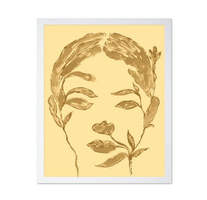 Minimal Botanical Face