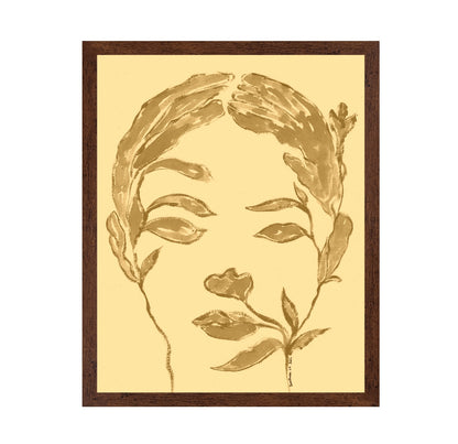 Minimal Botanical Face