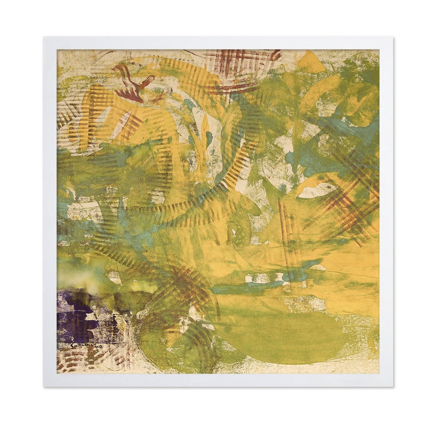 Olive Echo Abstract