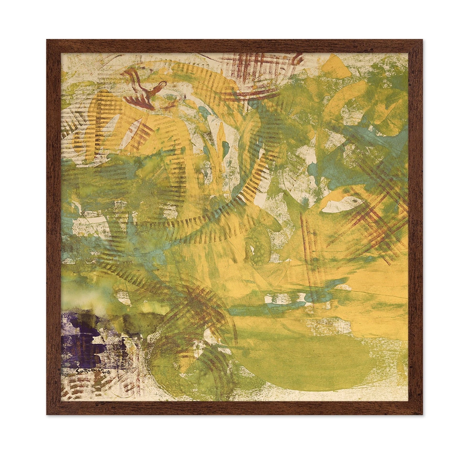 Olive Echo Abstract