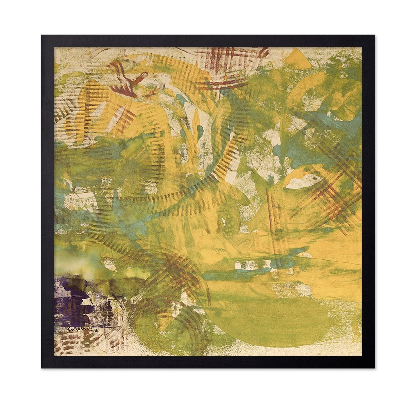 Olive Echo Abstract