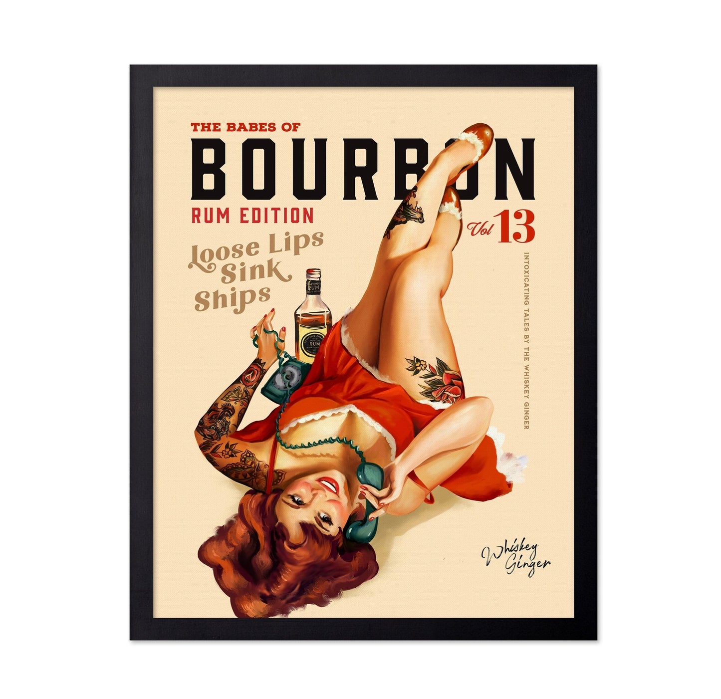 Rum Call Pinup