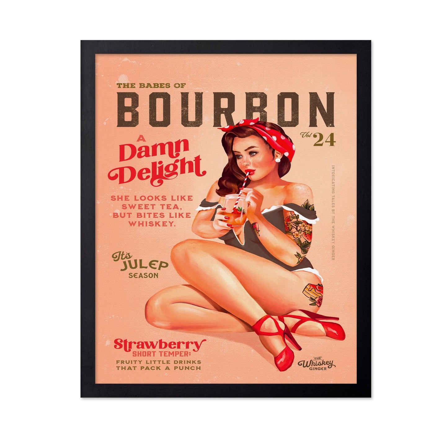 Strawberry Bourbon Babe
