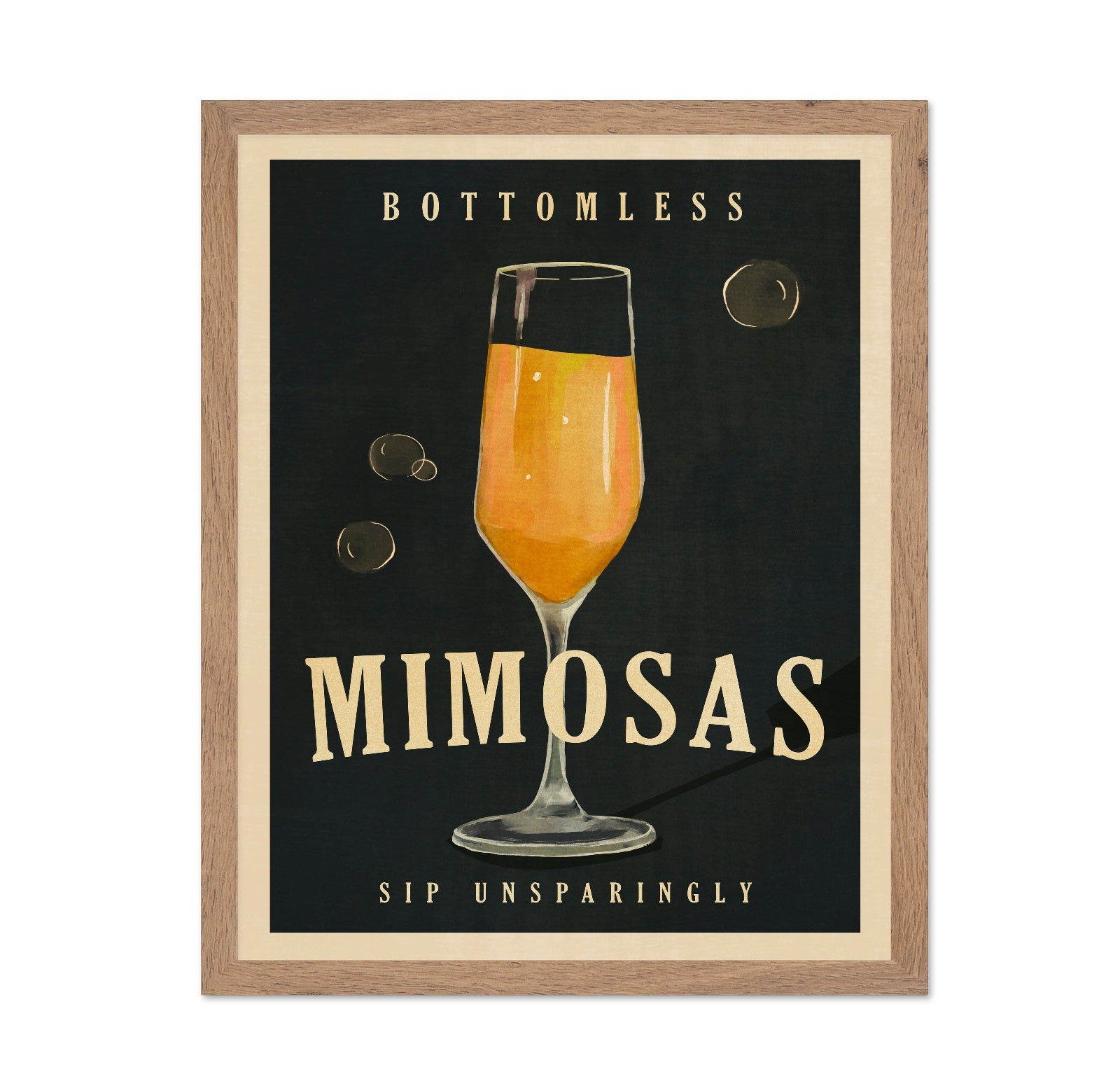 Bottomless Mimosa Glass