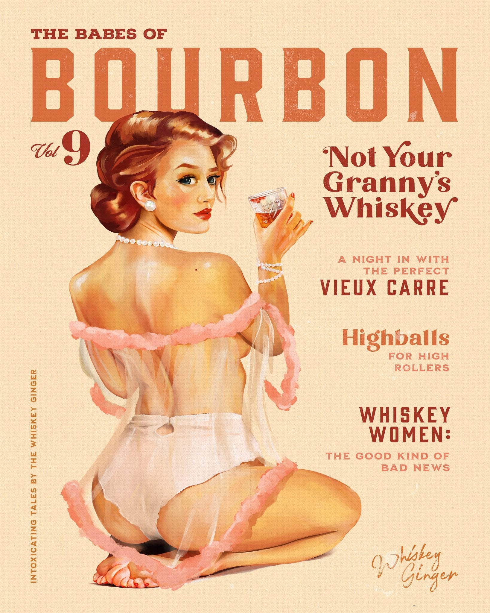 Bourbon Babes Pin-Up