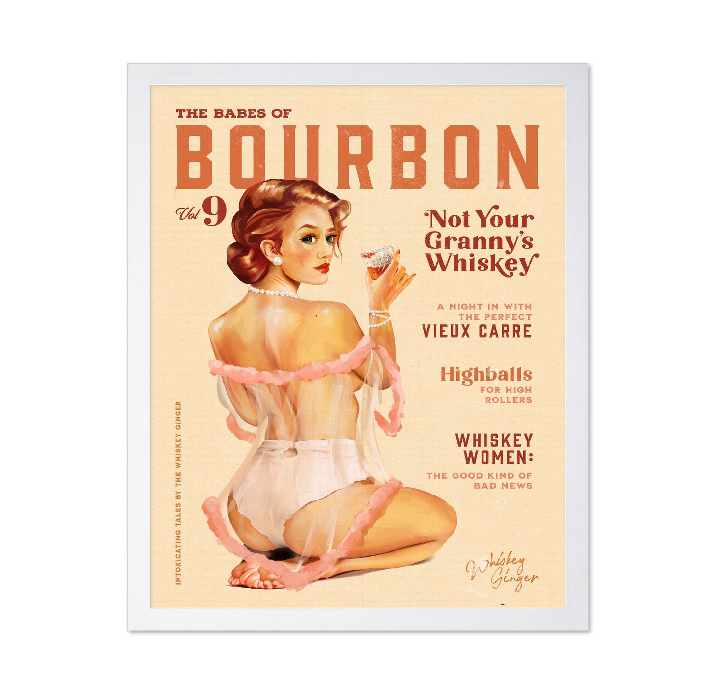 Bourbon Babes Pin-Up