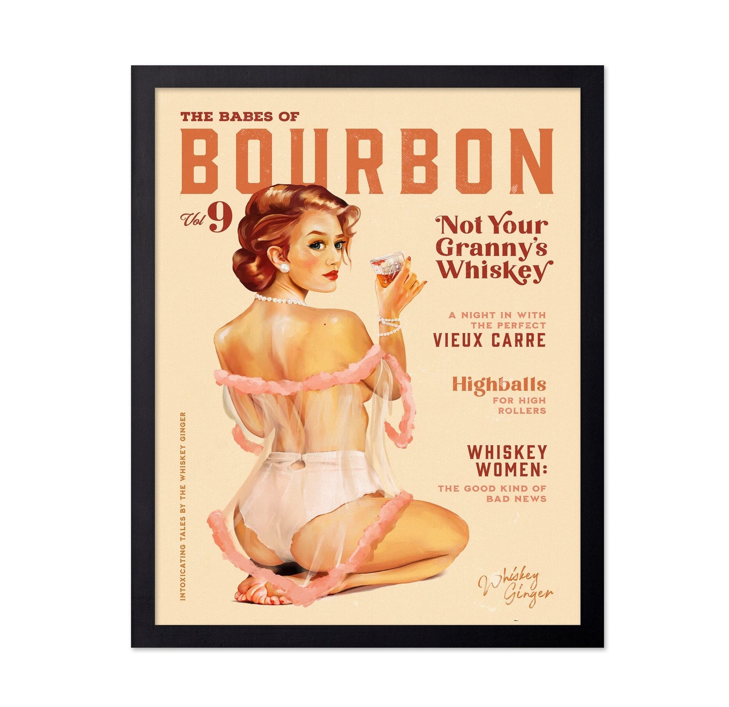 Bourbon Babes Pin-Up