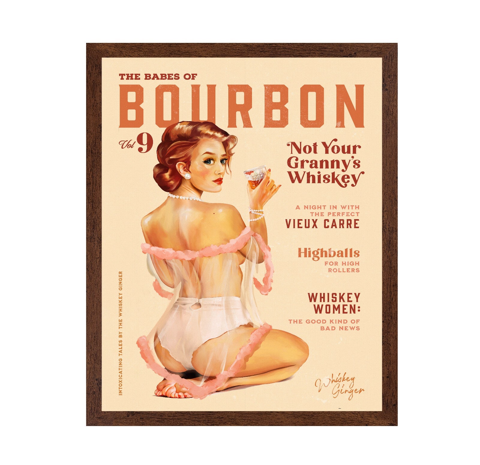 Bourbon Babes Pin-Up