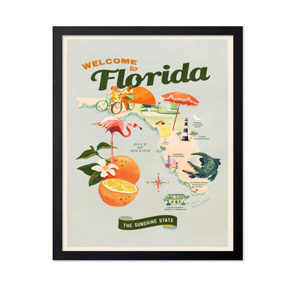 Vintage Florida Travel Poster No2
