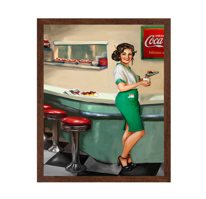 Title: Retro Diner Waitress