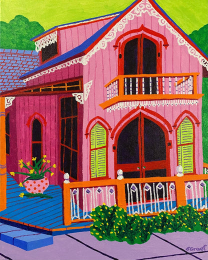 Pink Victorian Hous