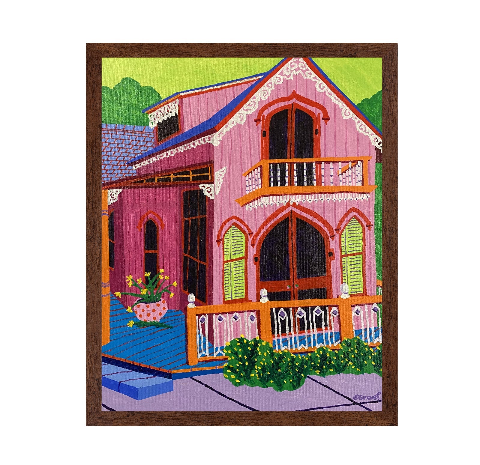 Pink Victorian Hous