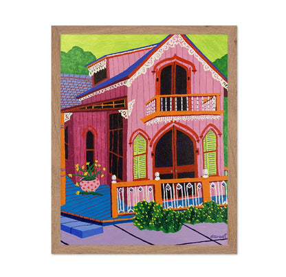 Pink Victorian Hous