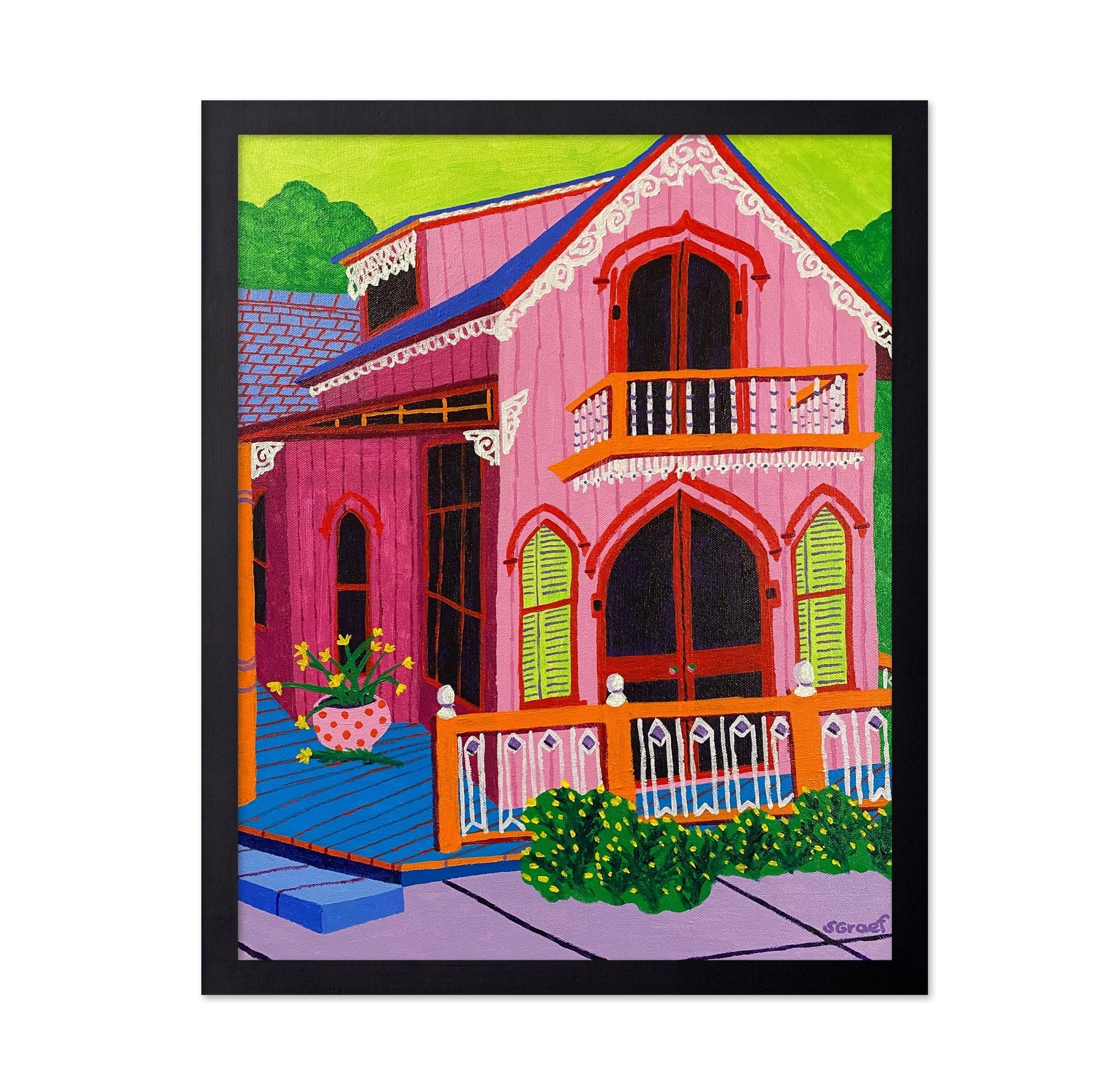 Pink Victorian Hous