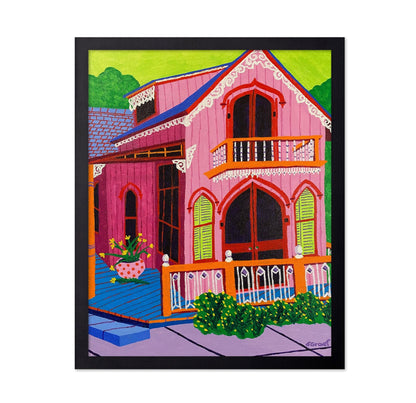 Pink Victorian Hous