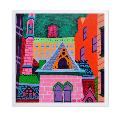 Colorful City Rooftops