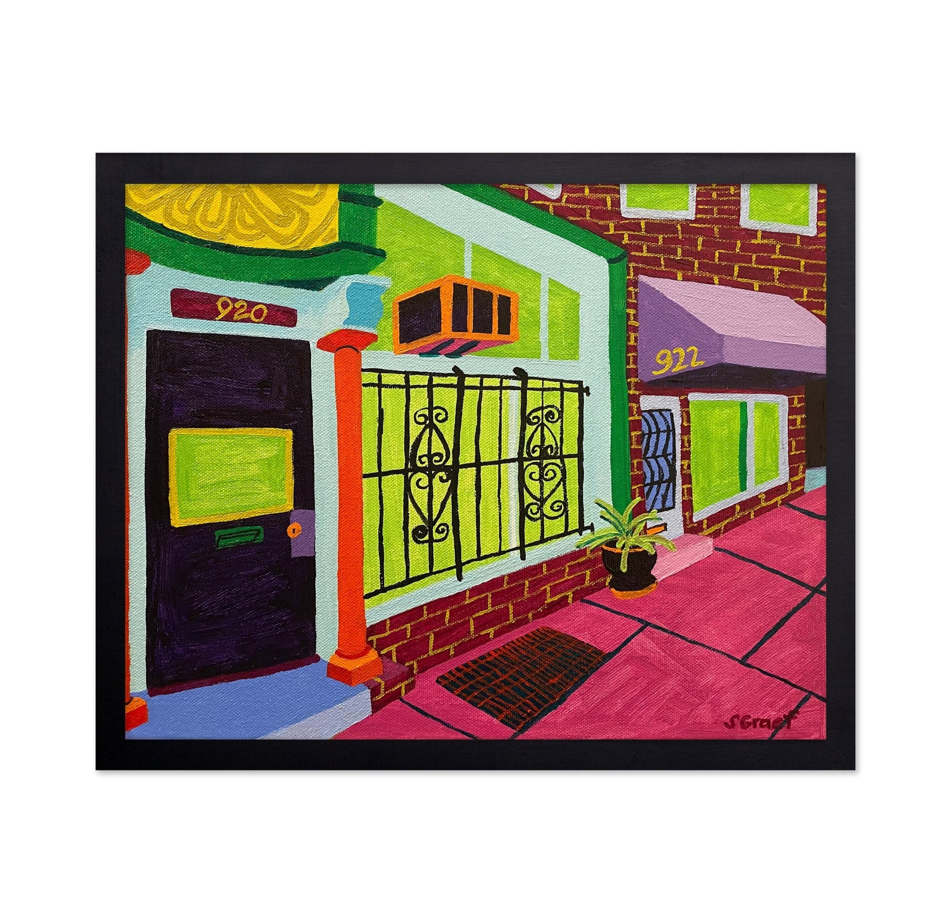 Colorful City Facade