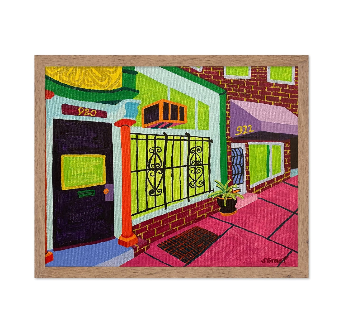 Colorful City Facade