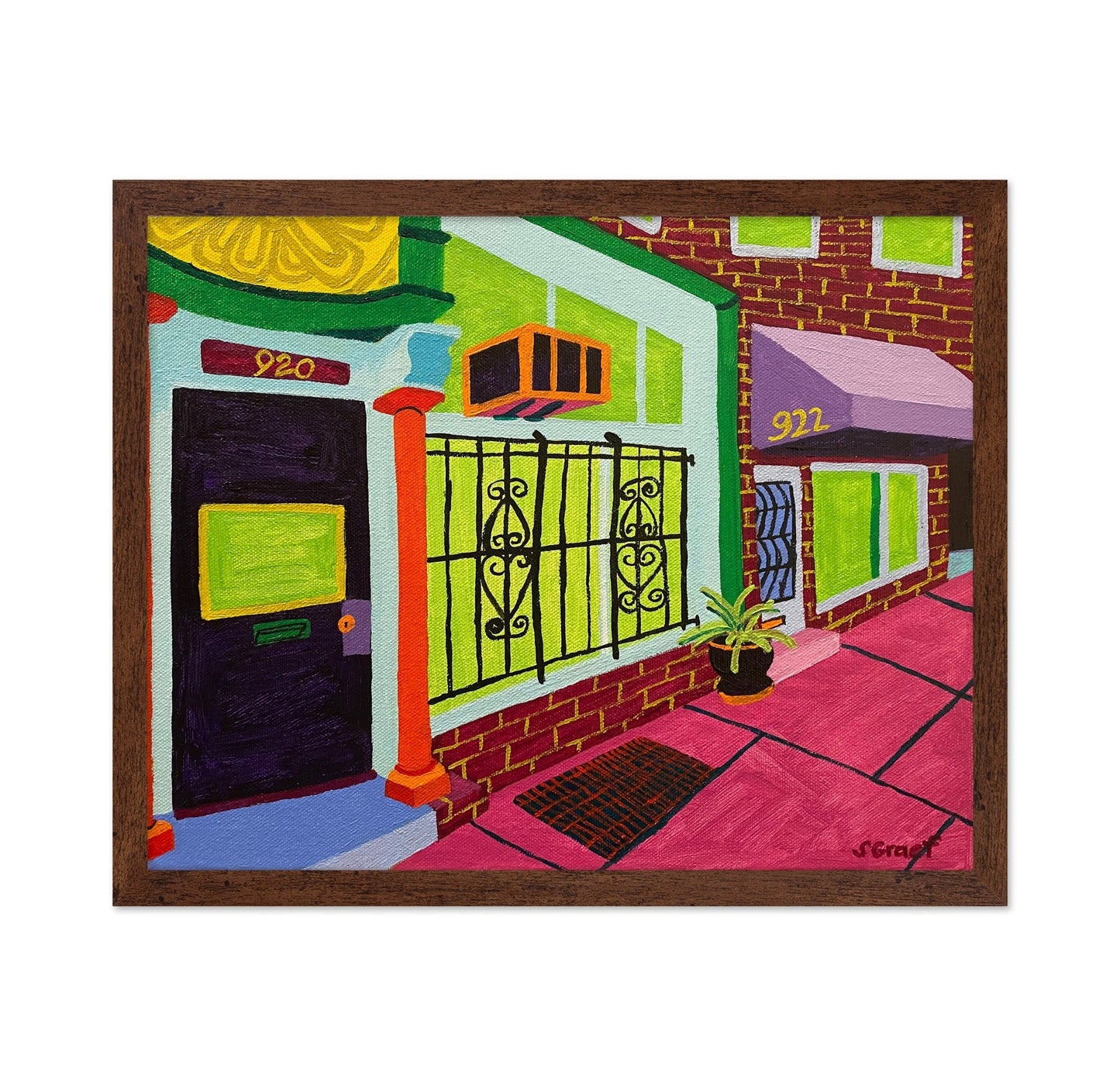 Colorful City Facade