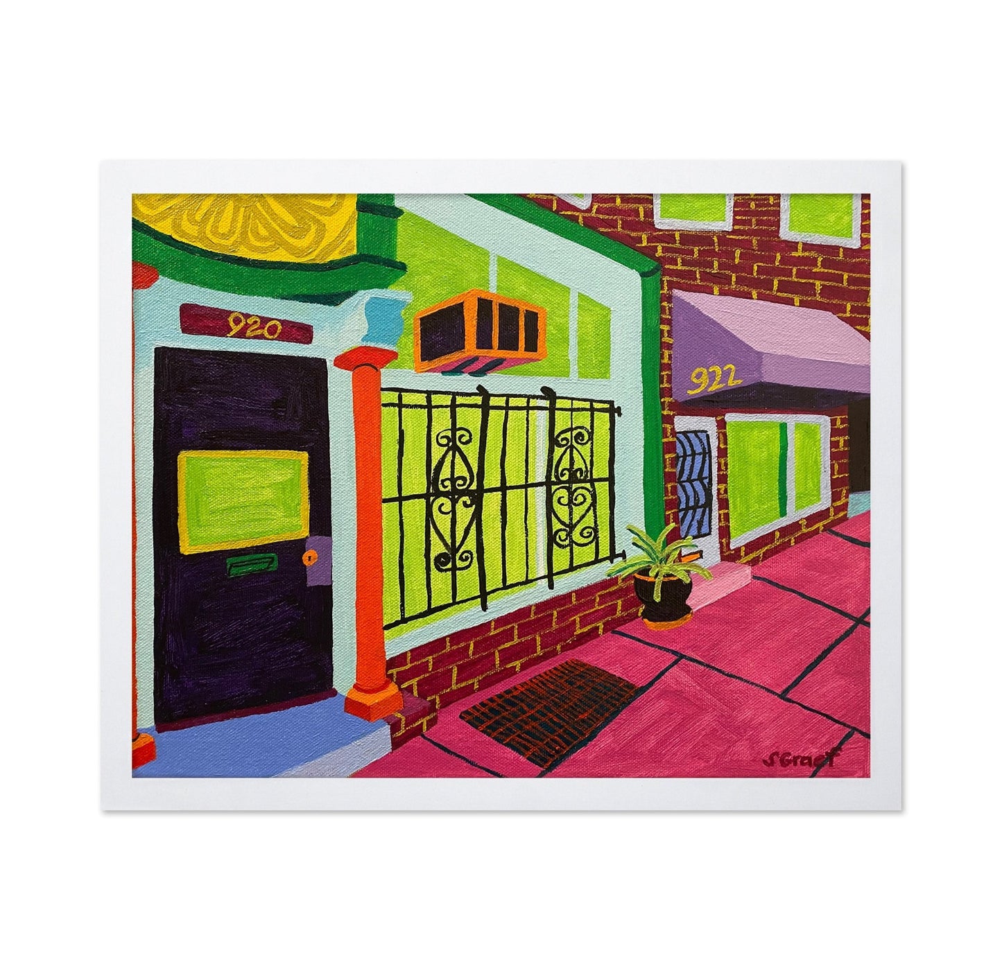 Colorful City Facade