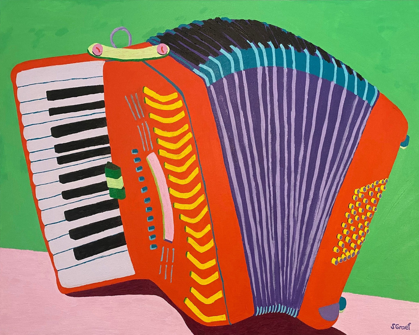 Colorful Accordion