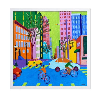 Colorful City Ride