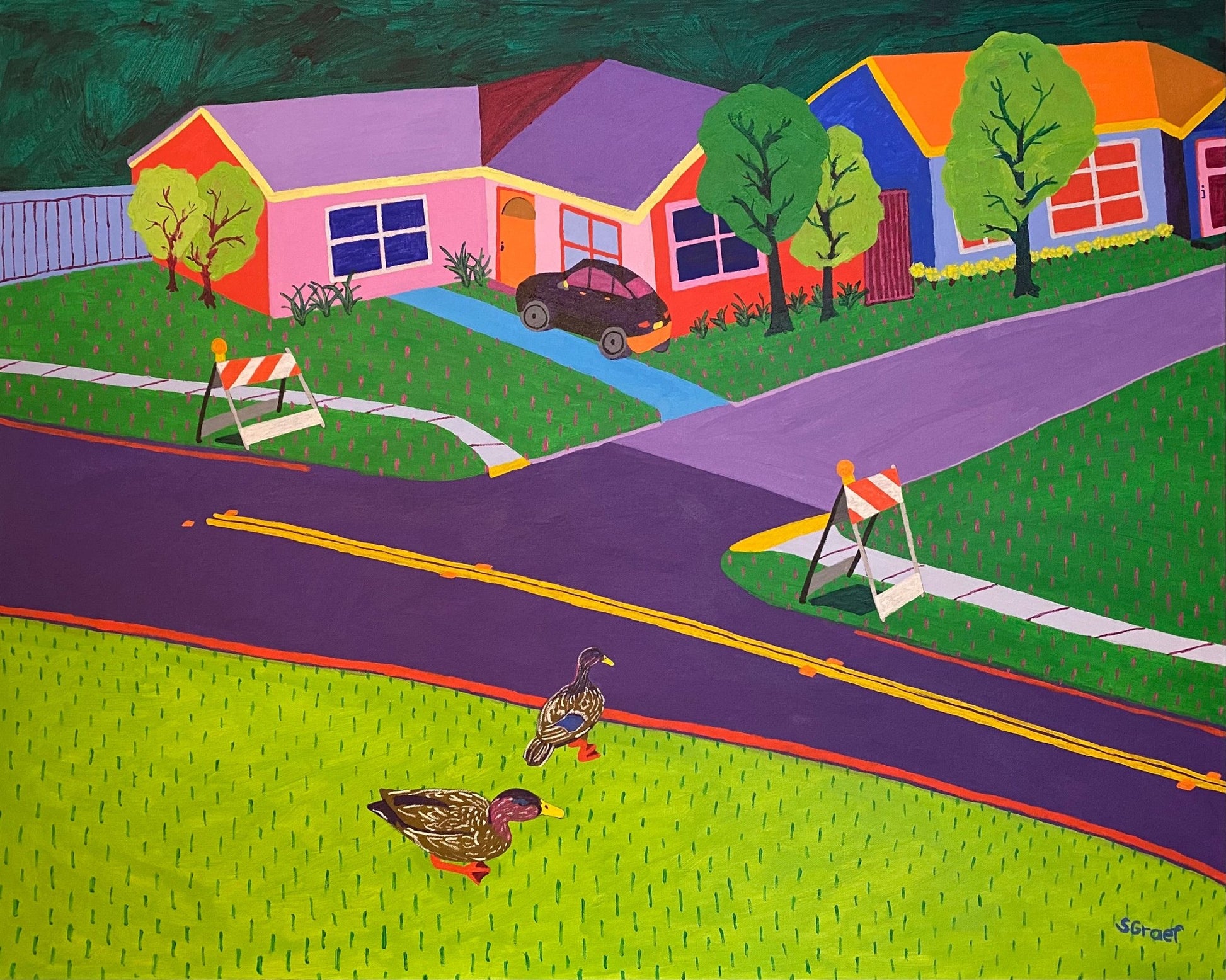 Suburban Duck Crossing