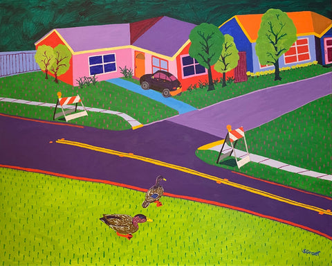 Suburban Duck Crossing