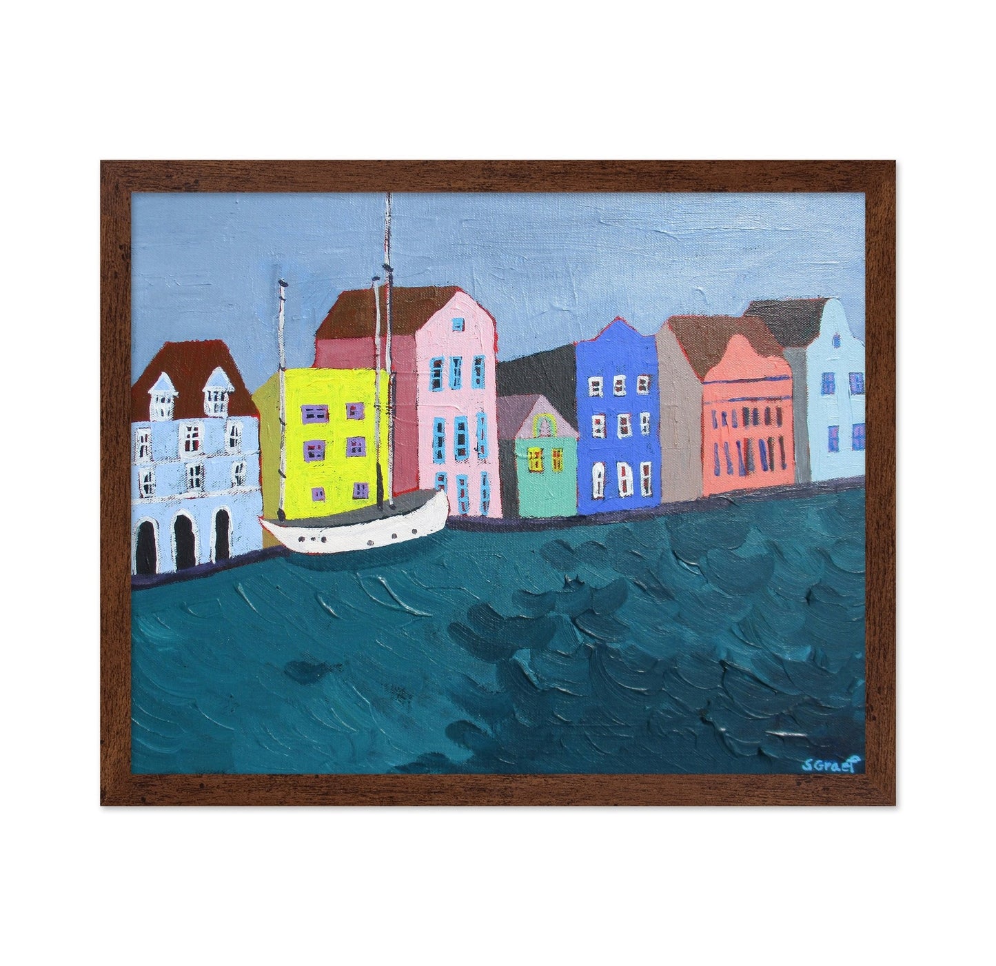 Colorful Harbor Row