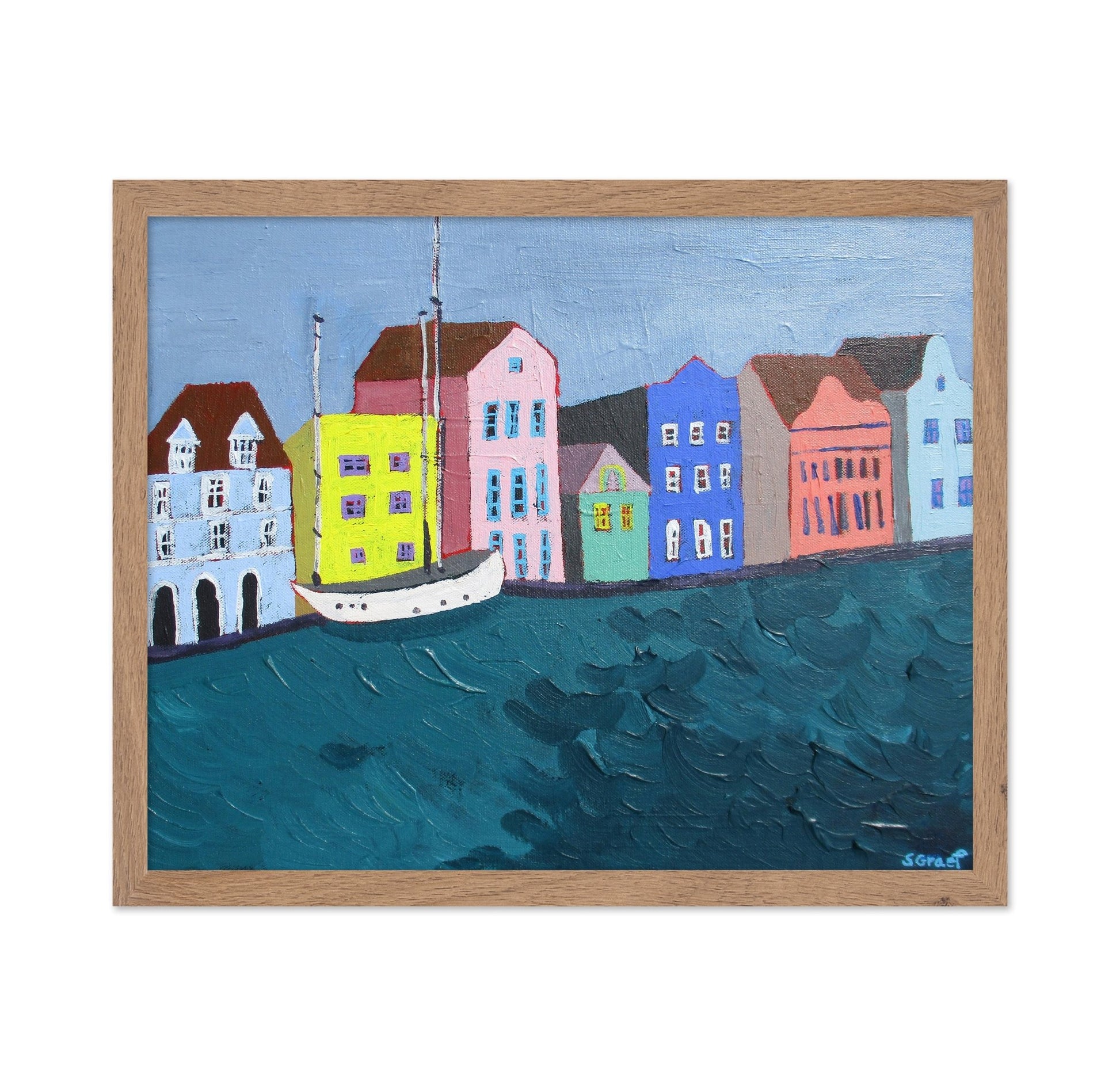Colorful Harbor Row