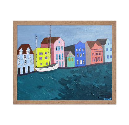 Colorful Harbor Row