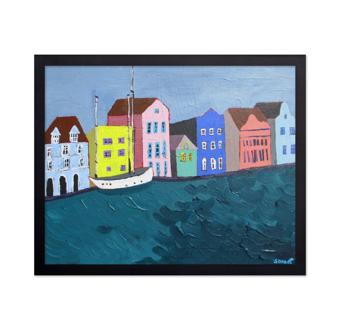 Colorful Harbor Row