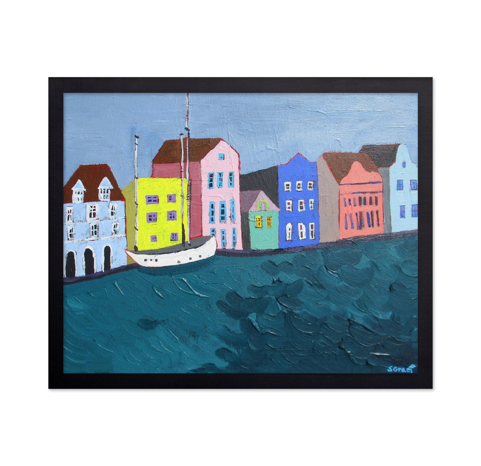 Colorful Harbor Row