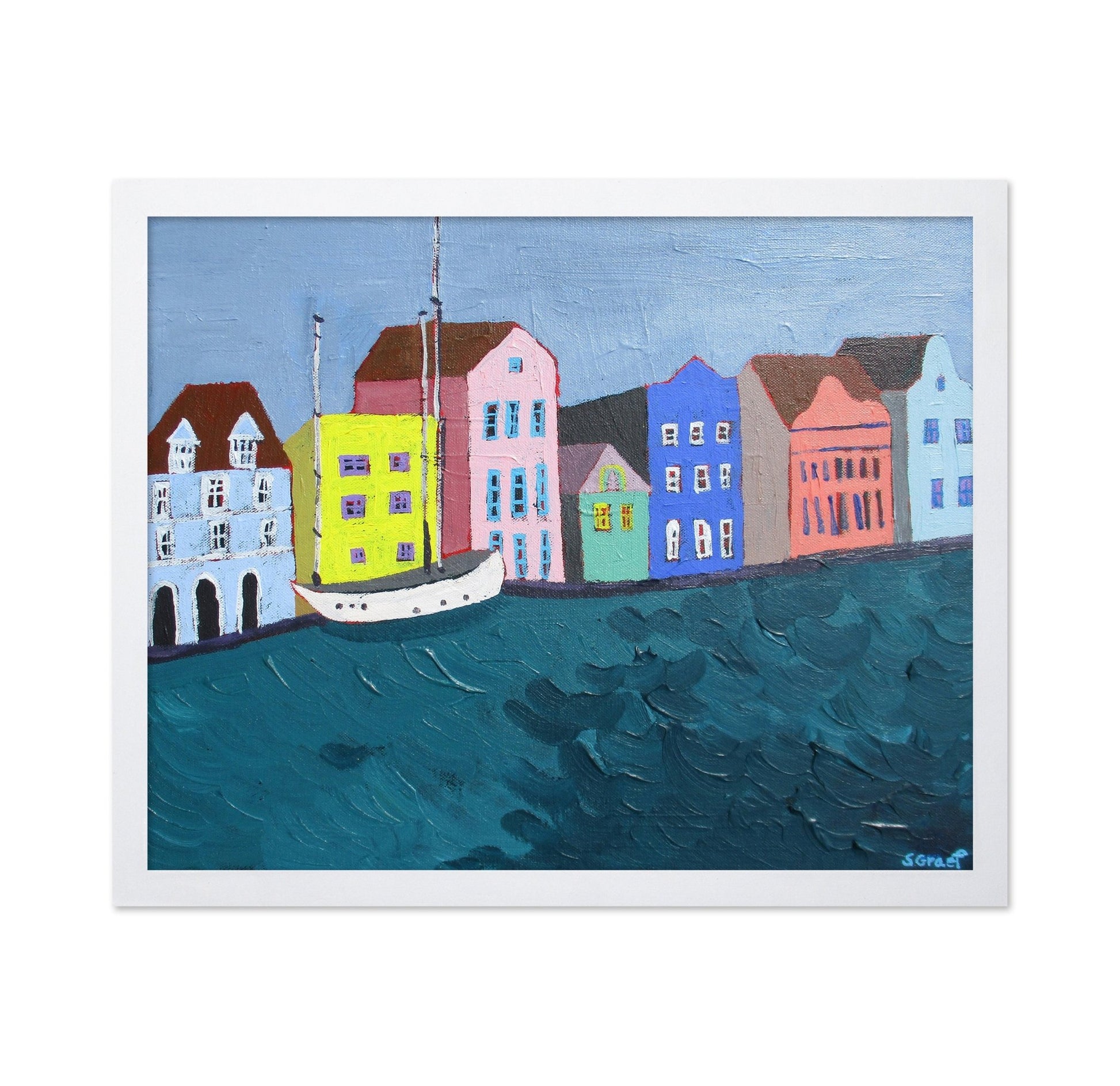 Colorful Harbor Row