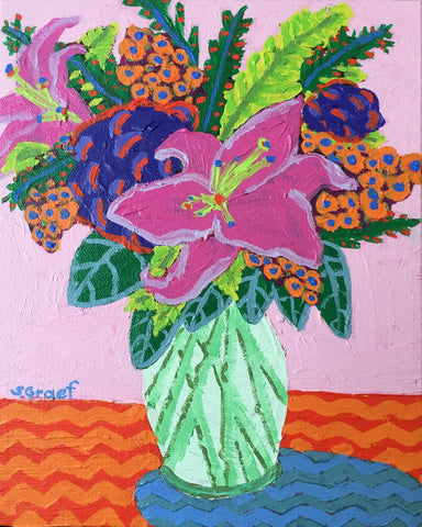 Pink Lily Bouquet